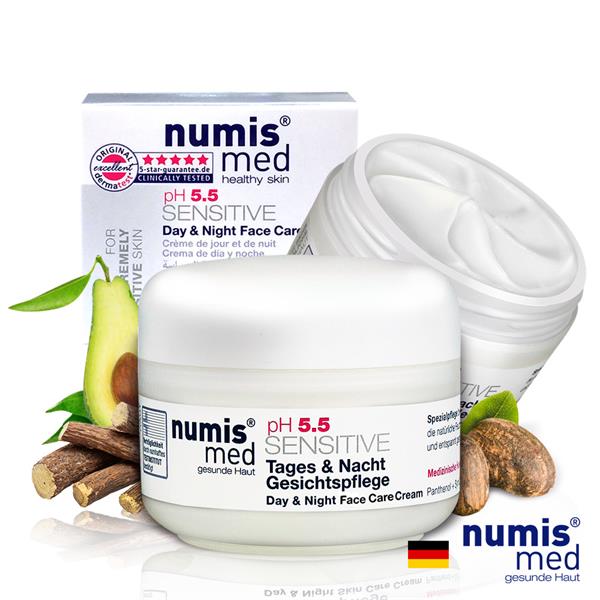 Numis med pH5.5 Day & Night Cream 50ml ครีมบำรุงสูตรอ่อนโยน